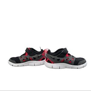 Nike Free Run Sneaker Infant Toddler Athletic Kids Baby Black/Red Size 7C Shoes